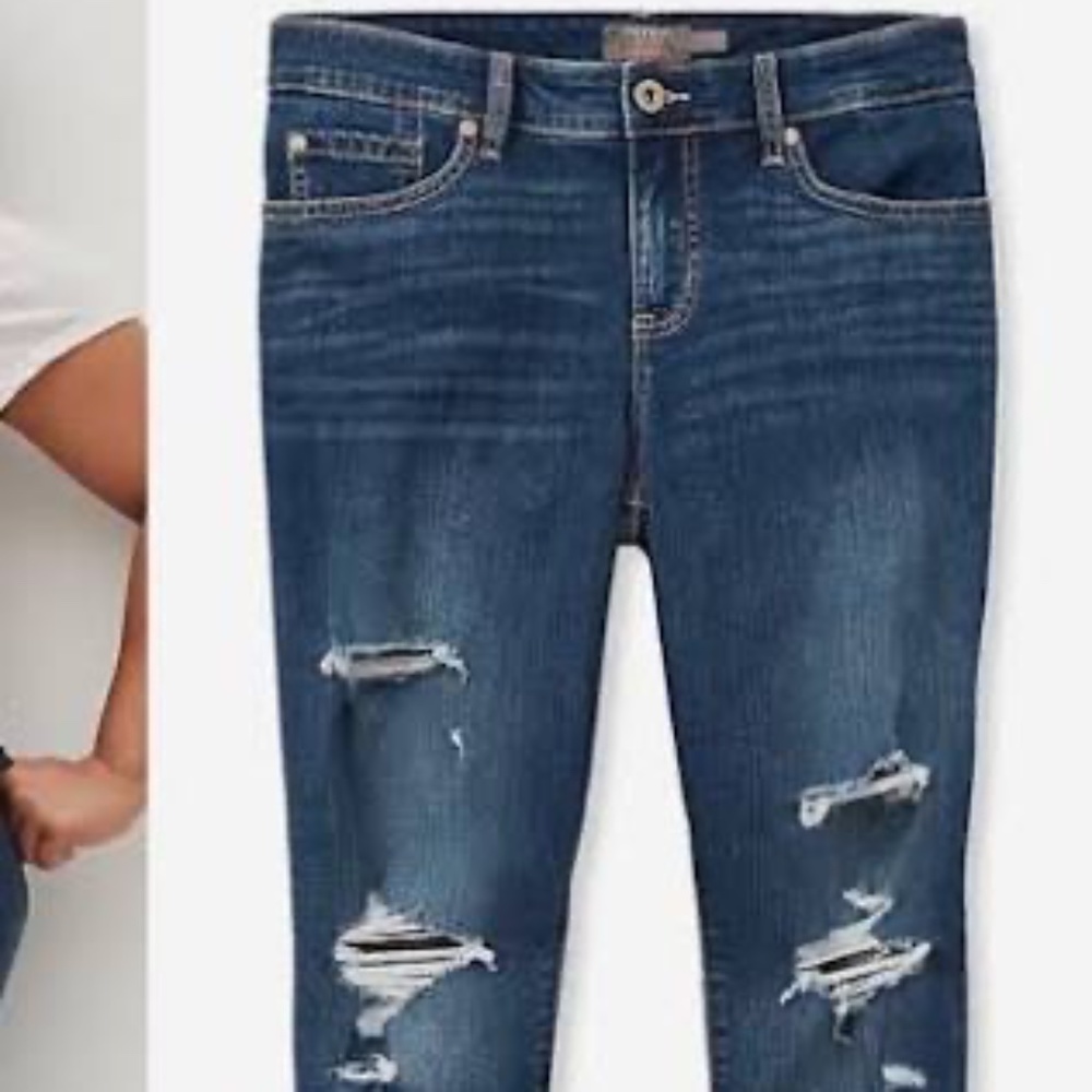 Crop Boyfriend Jean